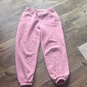 Aritzia Pink Kids Joggers - Soft Pull-On Sweatpants